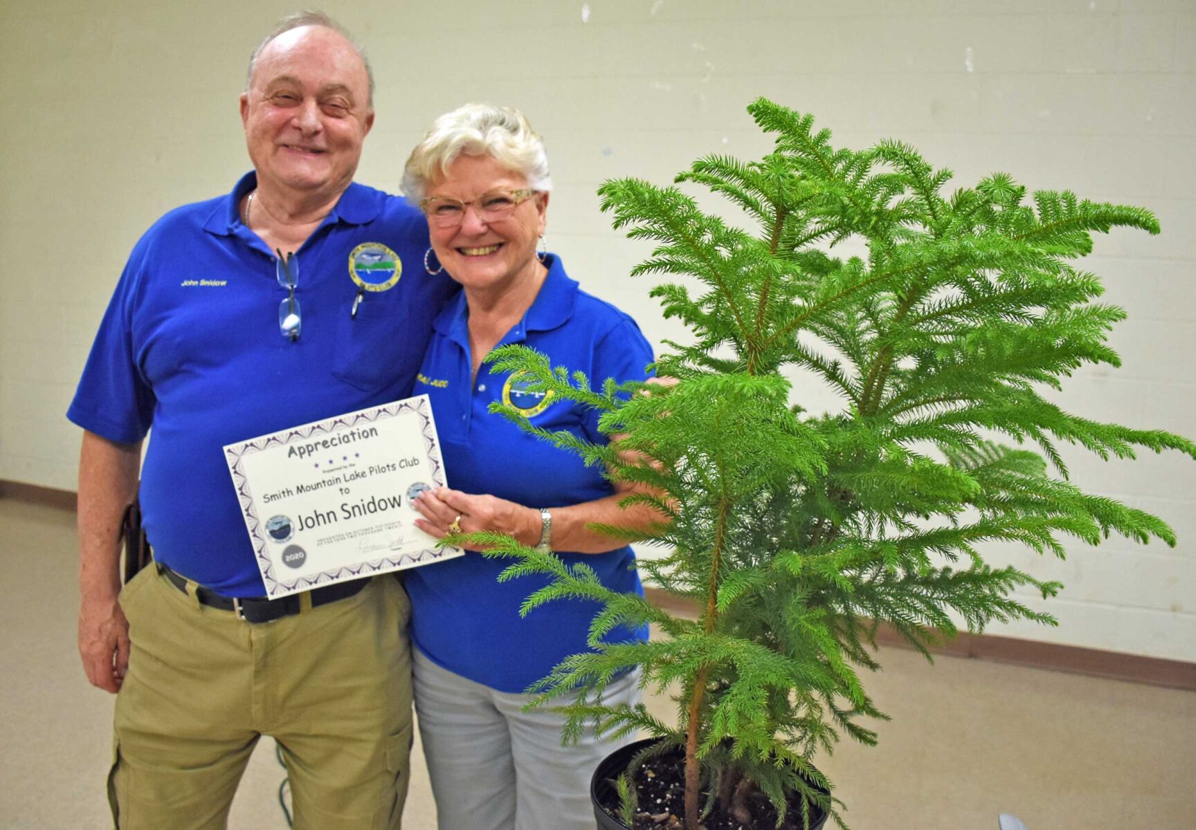 Snidow speaks at SML Pilots Club meeting